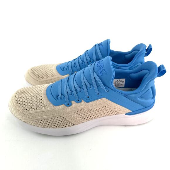 APL Men's Coastal Blue Beach White TechLoom Tracer Sneakers Size 10.5 - Picture 7 of 9